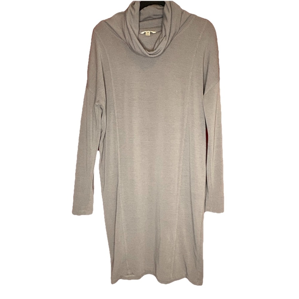 CAbi Cowl Neck Long Sleeve Stretch Knit Dress Size XS, CB#26